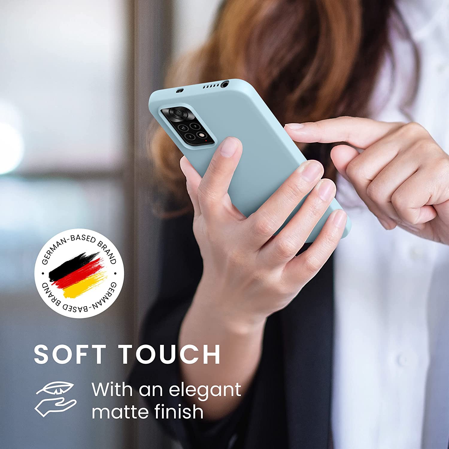 KW Xiaomi Redmi Note 11 / Redmi Note 11S Θήκη Σιλικόνης TPU - Light Blue - 57368.58