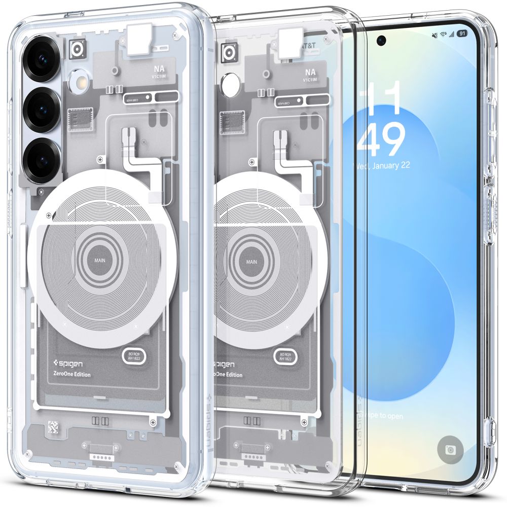 Spigen Samsung Galaxy S25 - Ultra Hybrid Mag - Σκληρή Θήκη με Πλαίσιο Σιλικόνης Και MagSafe - Zero One White