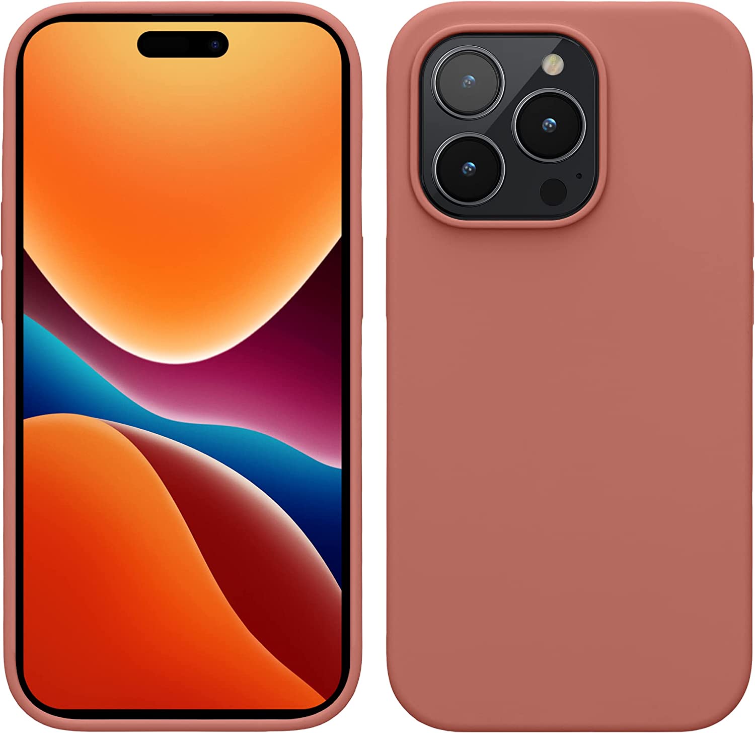 KW iPhone 14 Pro Θήκη Σιλικόνης TPU - Winter Rose - 59073.193