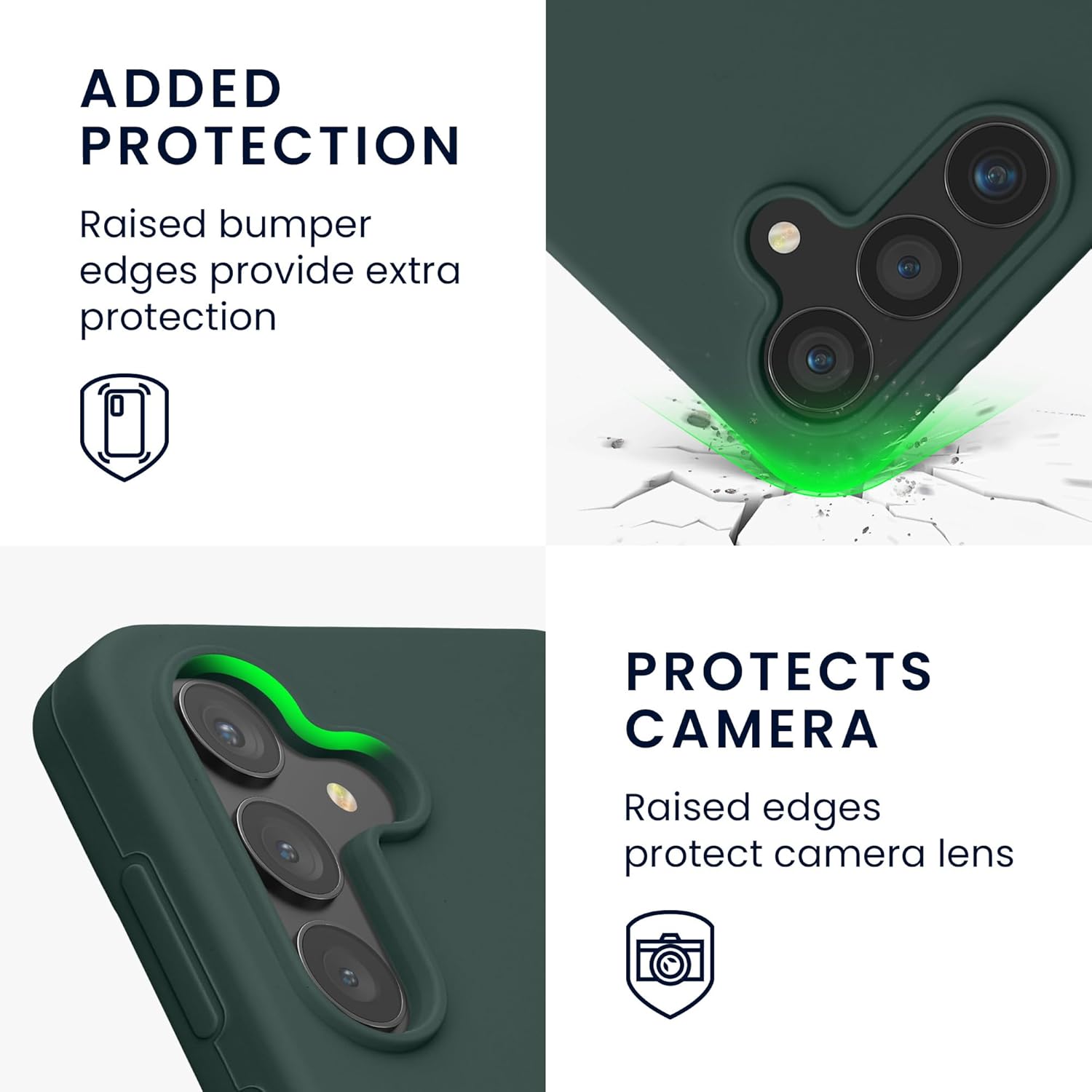 KW Samsung Galaxy S24 Θήκη Σιλικόνης Rubberized TPU - Teal Green