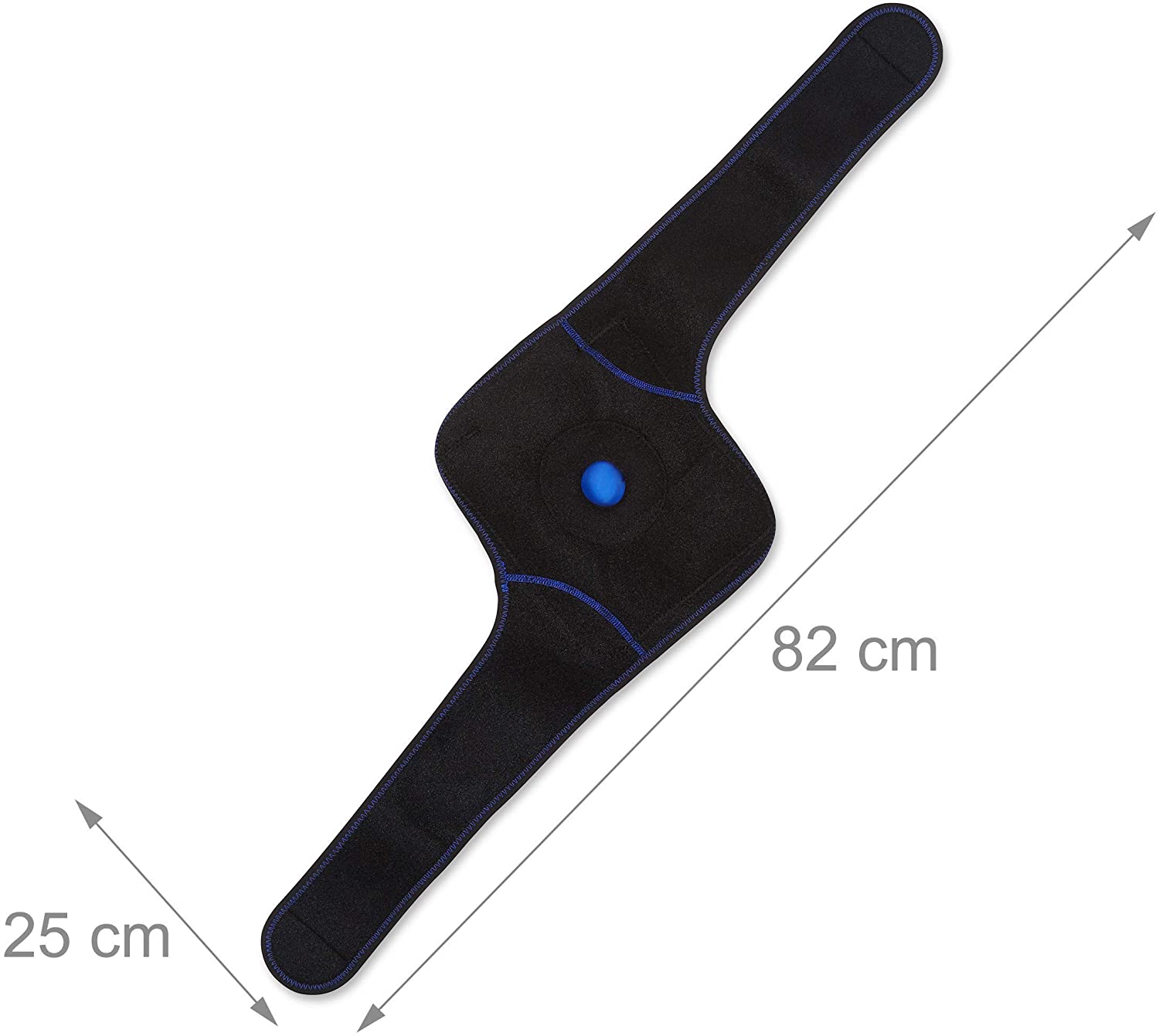 Relaxdays Επιγονατίδα Ψύξης / Θέρμανσης με Αυτοκόλλητο - Black / Blue - 4052025272630