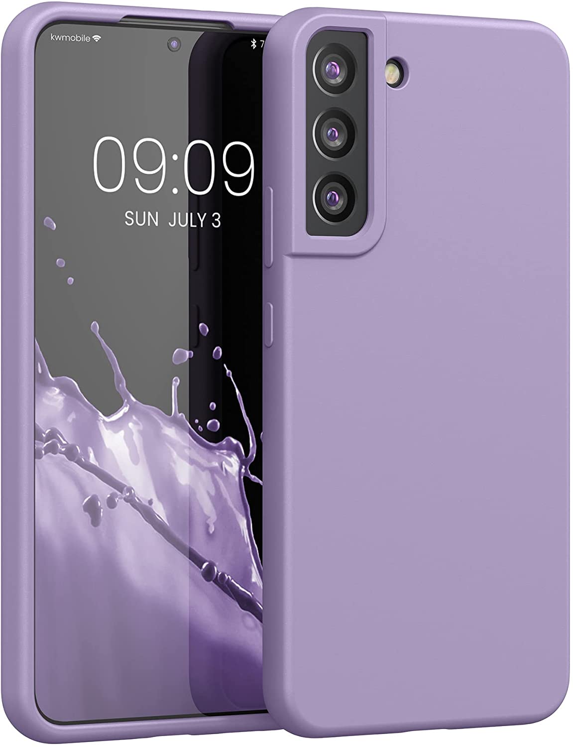 KW Samsung Galaxy S22 Plus Θήκη Σιλικόνης Rubberized TPU - Violet Purple - 56761.222