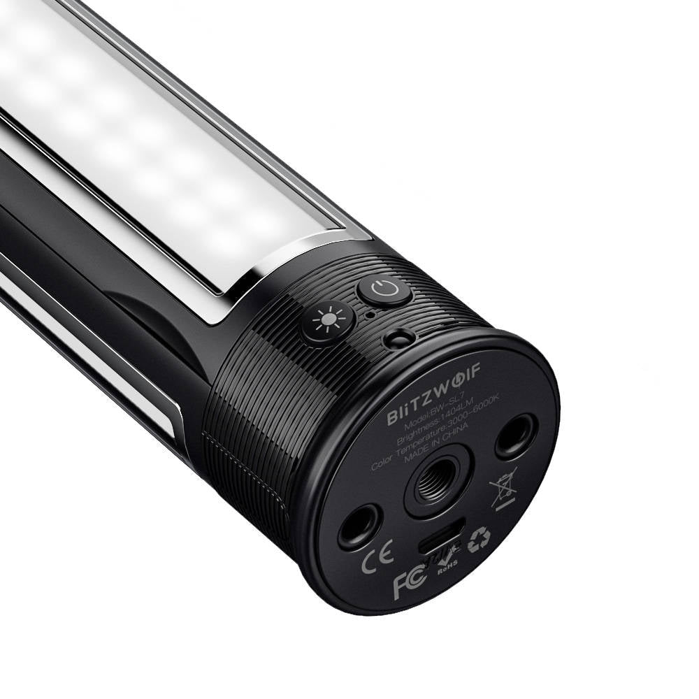 BlitzWolf BW-SL7 Fill Light - Πτυσσόμενος Φορητός Λαμπτήρας - Black