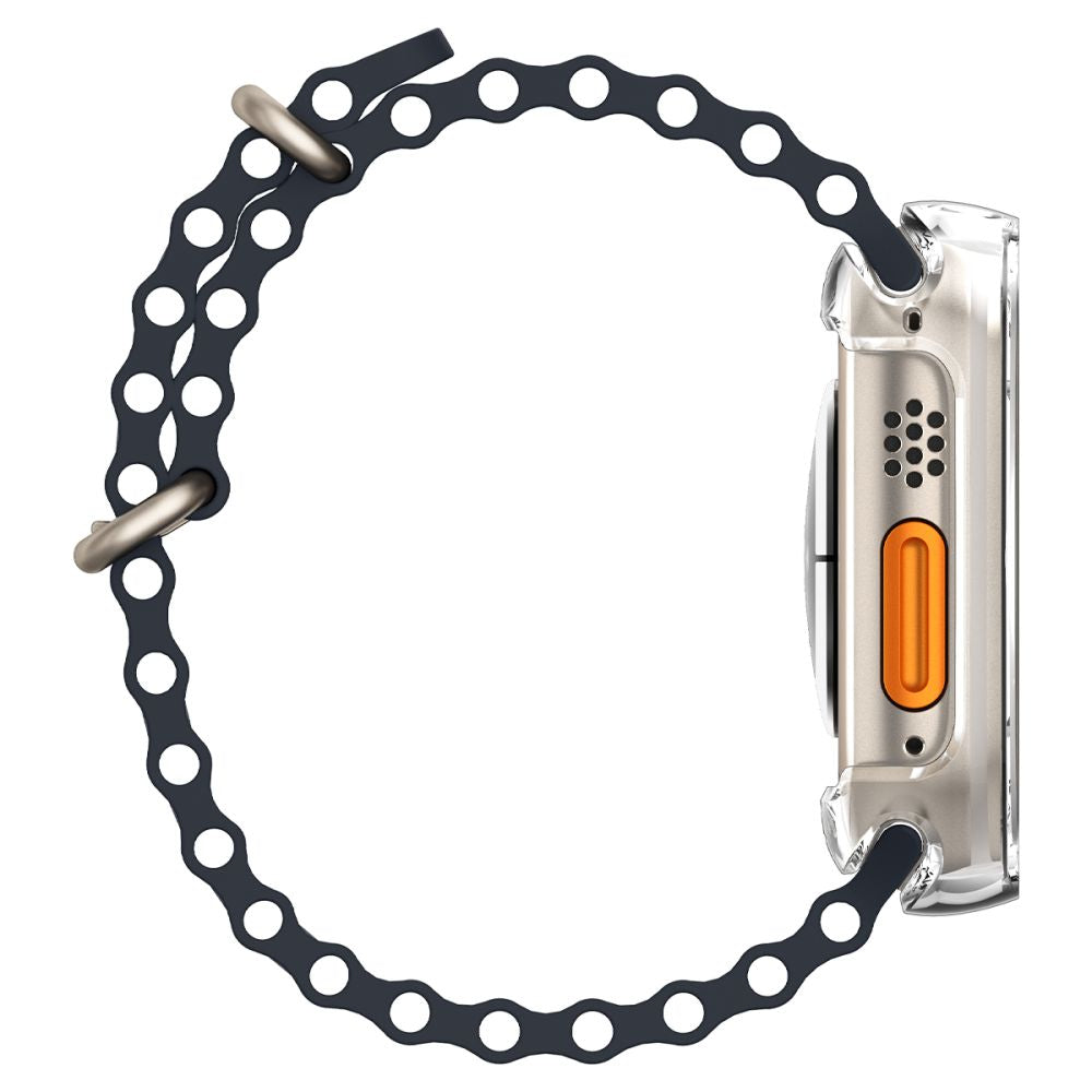 Spigen Θήκη Apple Watch Ultra / Ultra 2 - 49 mm Ultra Hybrid με Προστασία οθόνης - Crystal Clear