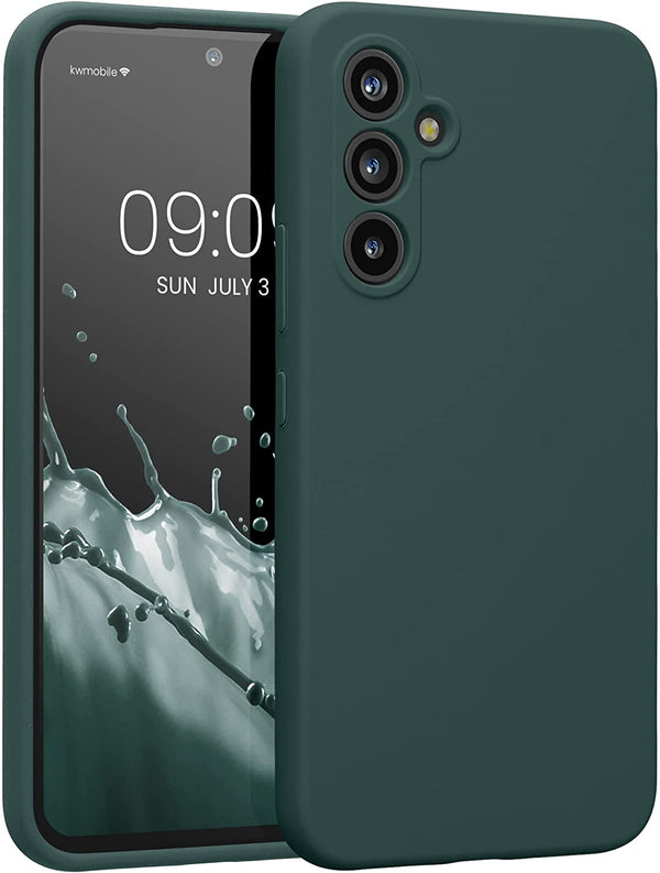 KW Samsung Galaxy A54 5G Θήκη Σιλικόνης Rubberized TPU - Blue Green - 60795.171