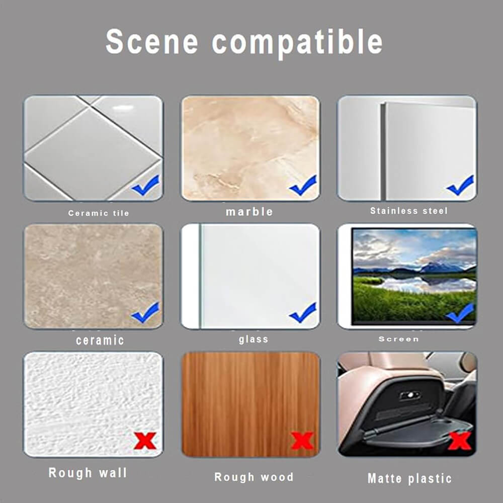 Techsuit Phone Holder Αξεσουάρ Στερέωσης Κινητού με Ενσωματωμένες Βεντούζες - Green