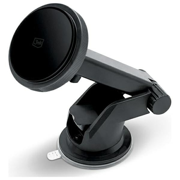 3MK Car MagCharger Μαγνητική Βάση Αυτοκινήτου για το Ταμπλό με Ασύρματη Φόρτιση MagSafe - Black