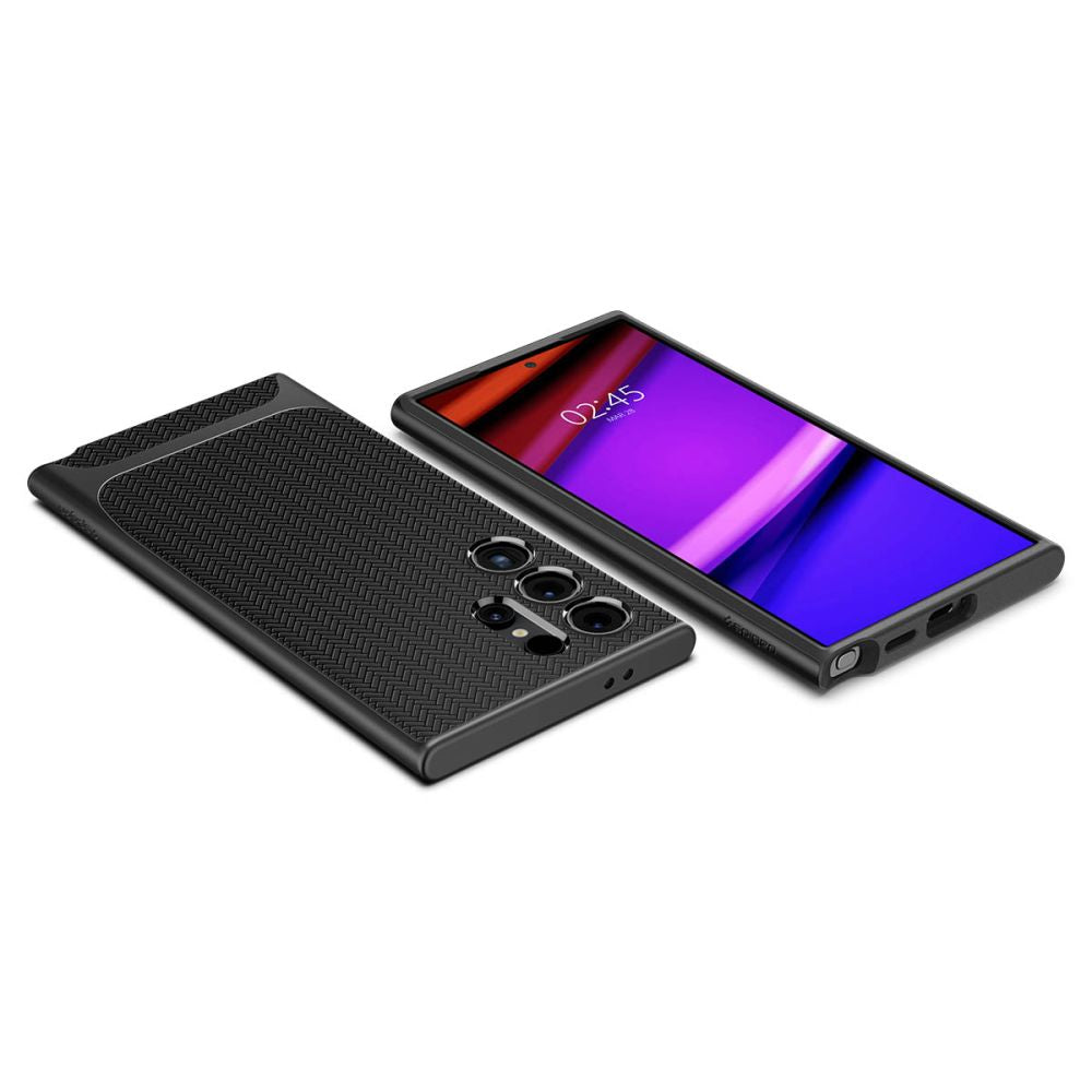 Spigen Samsung Galaxy S24 Ultra Neo Hybrid Θήκη με Σκληρό Πλαίσιο - Black