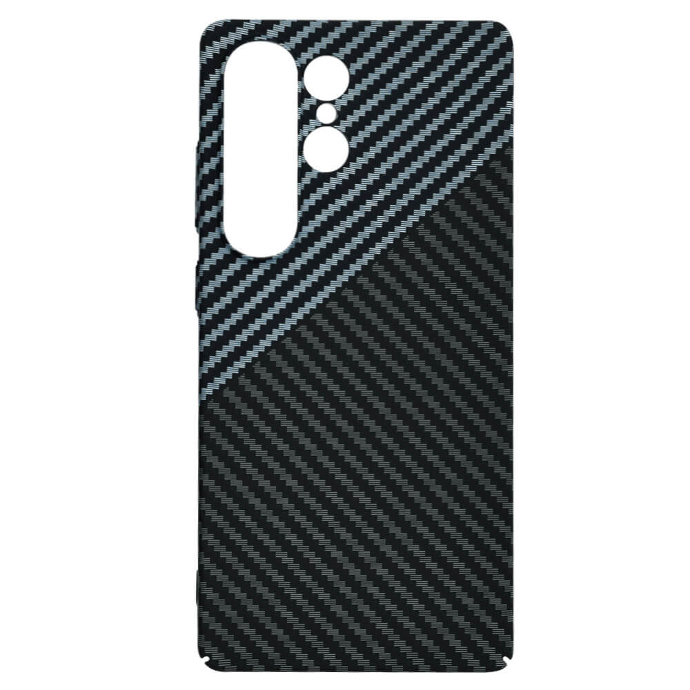 Techsuit Samsung Galaxy S25 Ultra Σκληρή Θήκη Carbonite FiberShell - Stealth Gray