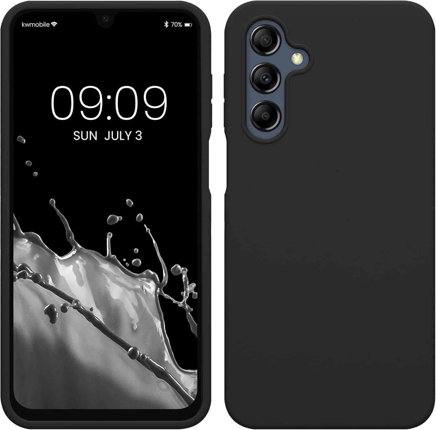 KW Samsung Galaxy A16 4G / A16 5G Θήκη Σιλικόνης Rubberized TPU - Dark Grey