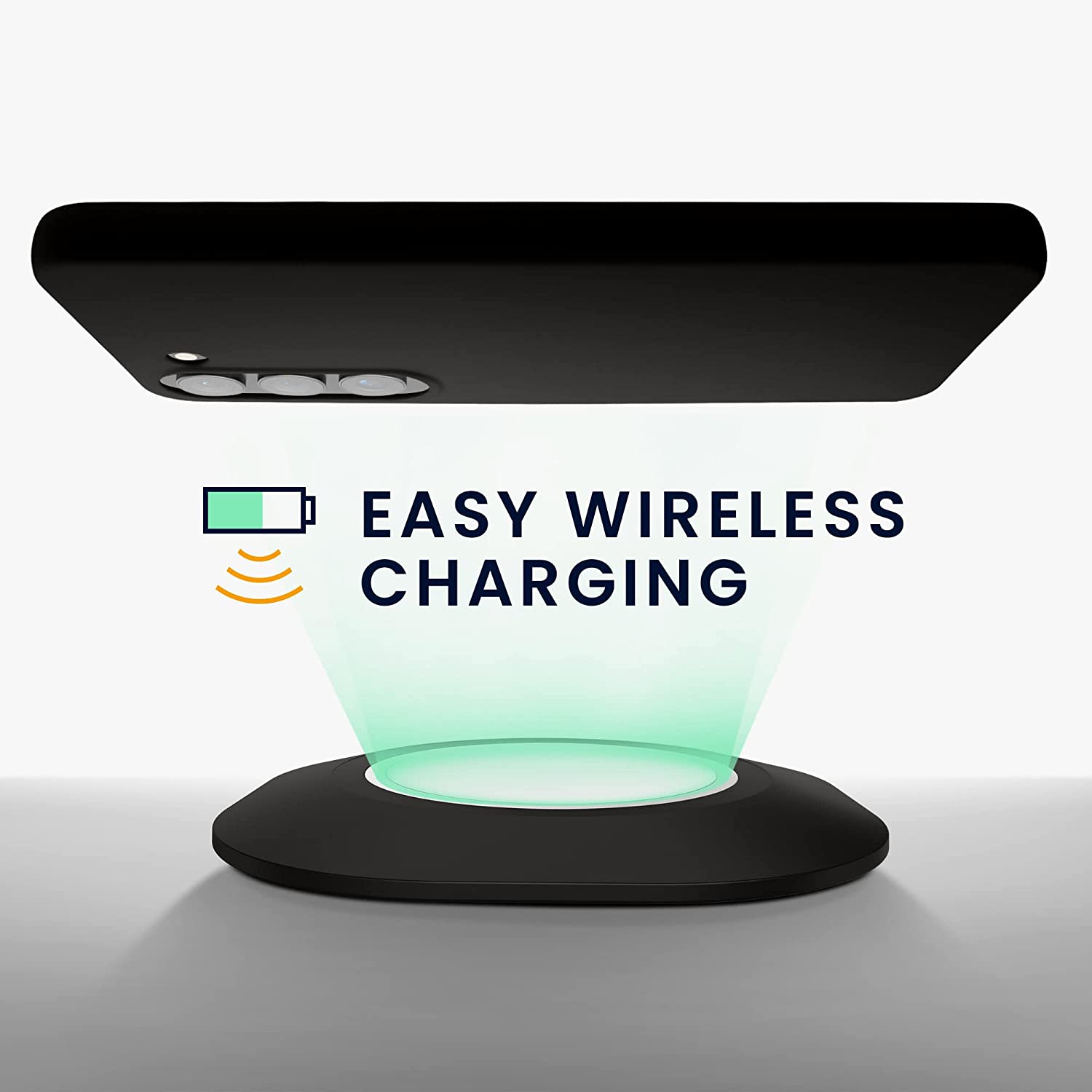 KW Samsung Galaxy S23 Θήκη Σιλικόνης TPU - Black - 60282.01