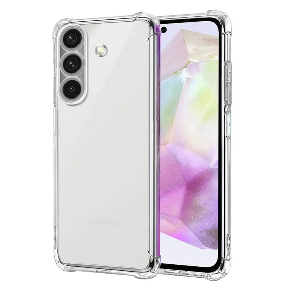 Techsuit Samsung Galaxy A36 5G - Shockproof - Θήκη Σιλικόνης με Ενισχυμένες Γωνίες - Clear