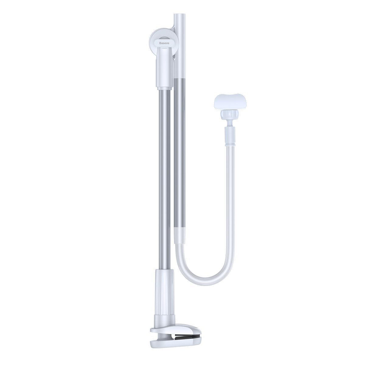 Baseus Unlimited Adjustment Lazy Mobile Holder - Βάση Στήριξης Κινητών με Ρυθμιζόμενο Βραχίονα - Silver - SULR-0S