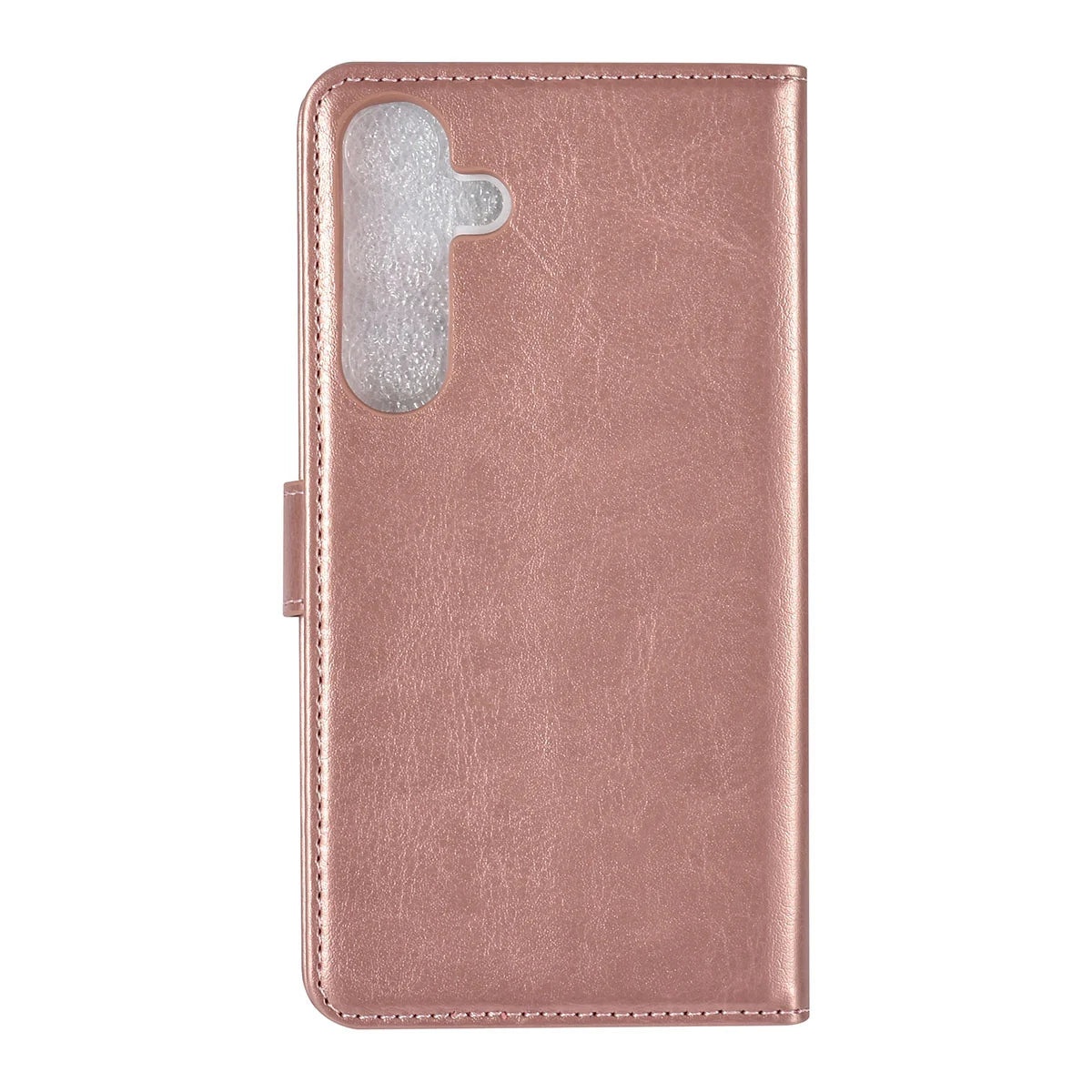 Tuniq Samsung Galaxy S24 Plus - Θήκη Πορτοφόλι Stand από Δερματίνη - Rose Gold