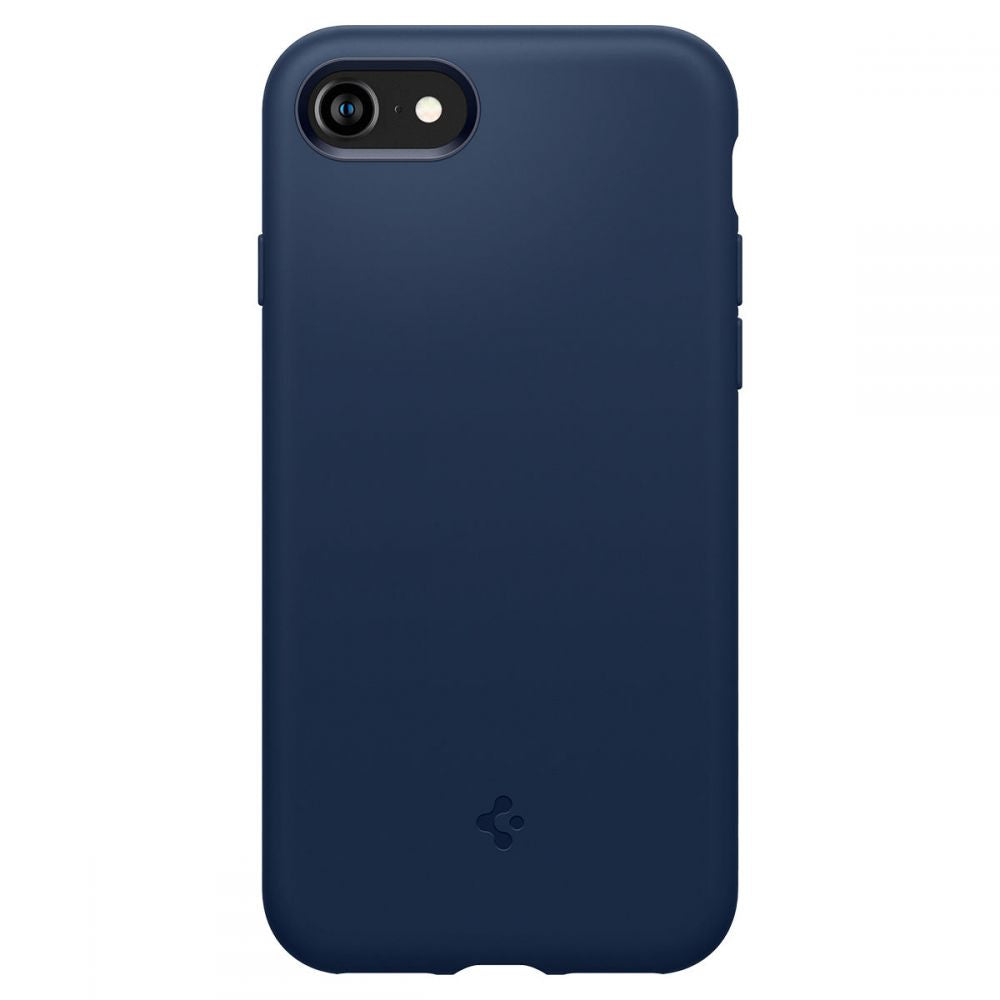 Spigen iPhone SE 2022 / SE 2020 / 7 / 8 Silicone Fit Θήκη Σιλικόνης - Navy Blue