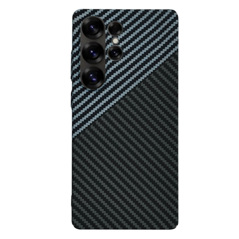 Techsuit Samsung Galaxy S25 Ultra Σκληρή Θήκη Carbonite FiberShell - Stealth Gray