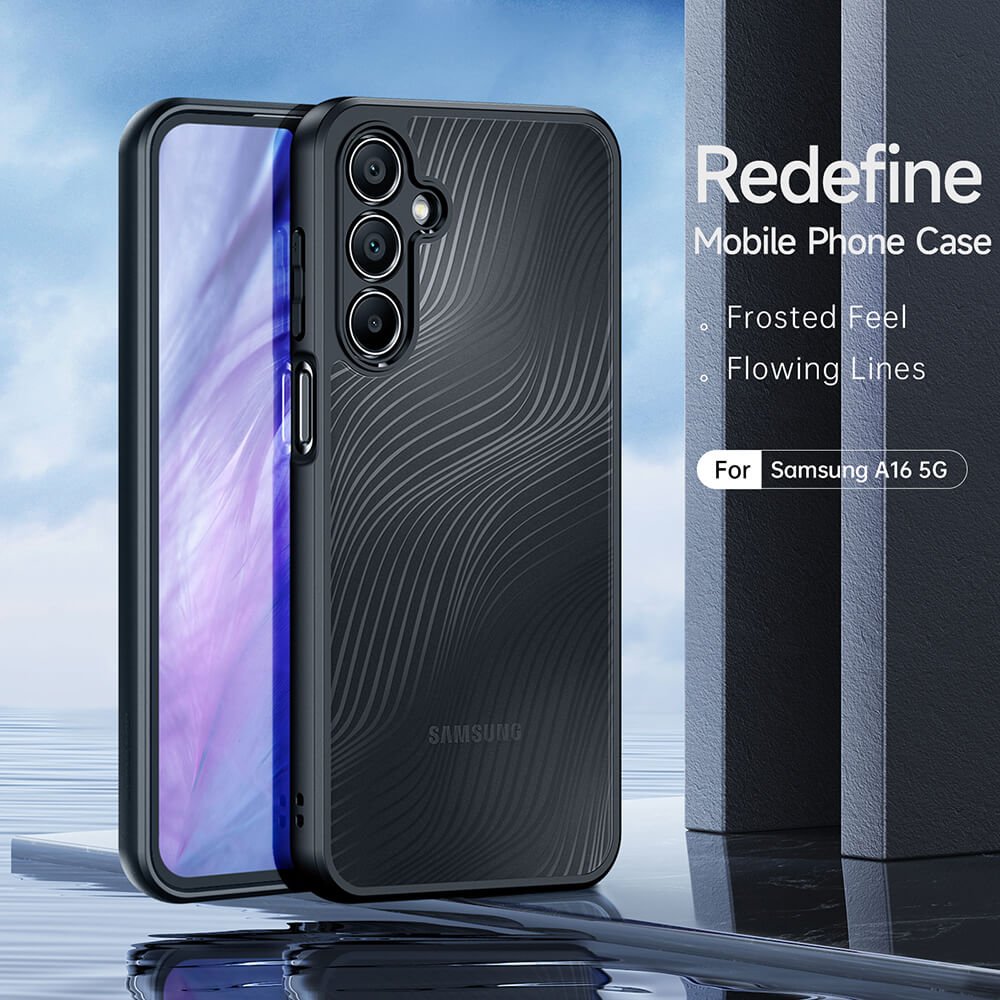 Dux Ducis Samsung Galaxy A16 4G / A16 5G - Aimo Series - Σκληρή Θήκη με Πλαίσιο Σιλικόνης - Black