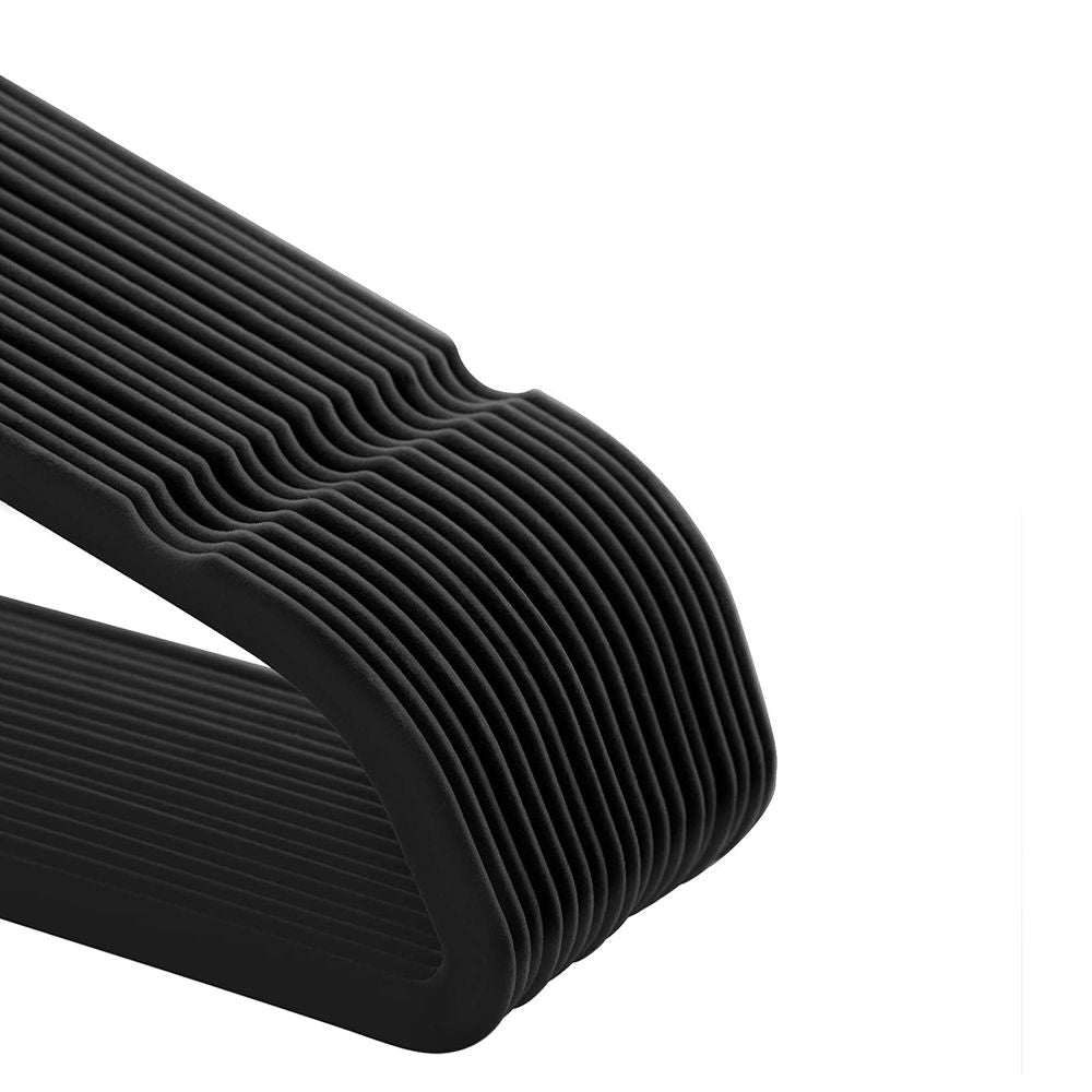 Songmics Σετ με 30 Βελούδινες Κρεμάστρες Ρούχων - Rose Gold / Black - CRF21BK30