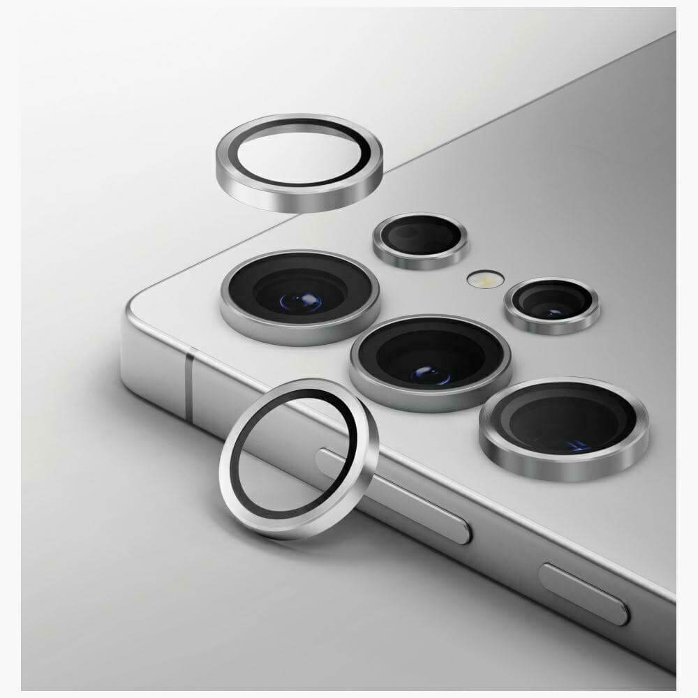 Uniq Samsung Galaxy S25 Ultra Optix Aluminium Camera Lens Protector Αντιχαρακτικό Γυαλί για την Κάμερα - Silver