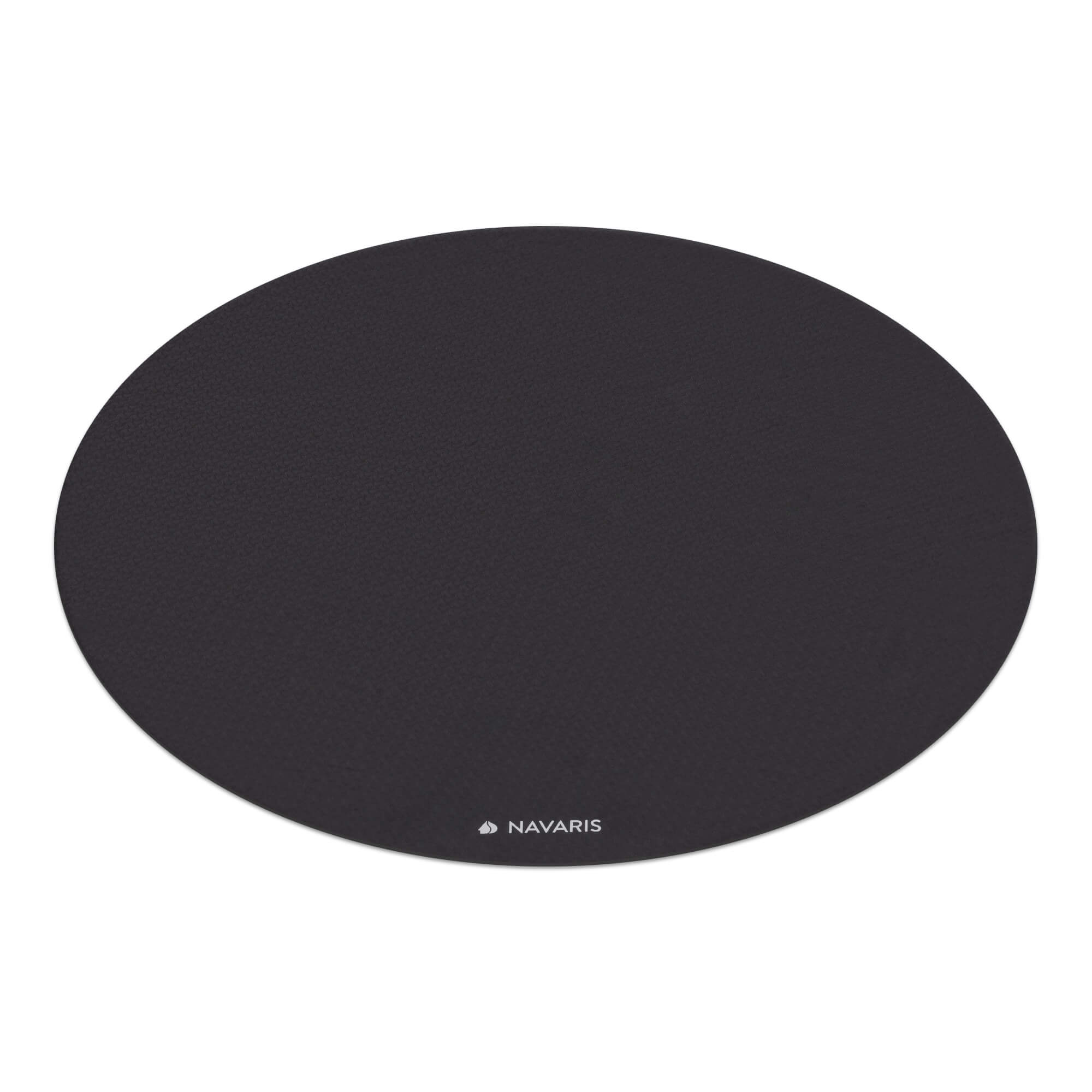 Navaris Στρόγγυλο Χαλάκι Yoga - Black - 54007.1