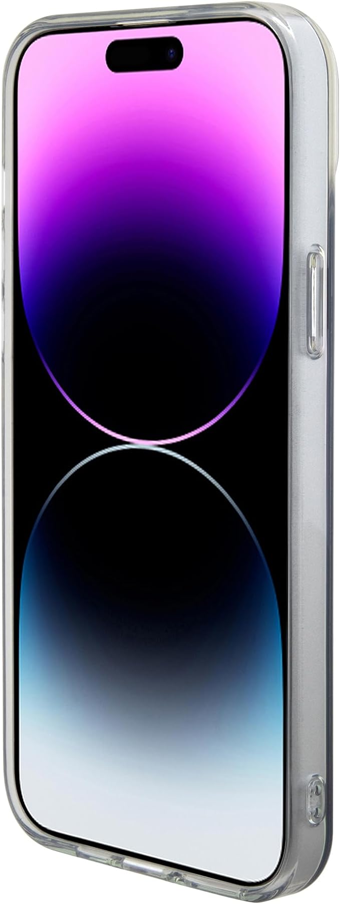 Guess iPhone 15 Pro IML Iridescent MagSafe Σκληρή Θήκη με Πλαίσιο Σιλικόνης και MagSafe - Rainbow - GUHMP15LHITSK