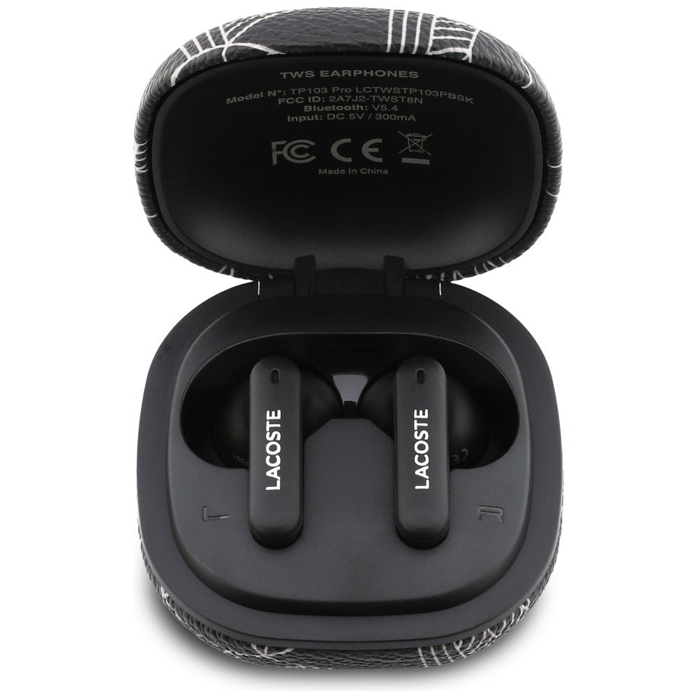 Lacoste Ασύρματα Bluetooth Aκουστικά για Κλήσεις / Μουσική - Monogram The Blend - Black