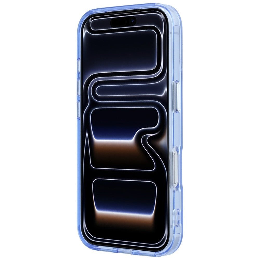 Lacoste iPhone 17 Pro / iPhone 18 Pro - Σκληρή Θήκη με Πλαίσιο Σιλικόνης - IML Frosted MagSafe - Blue