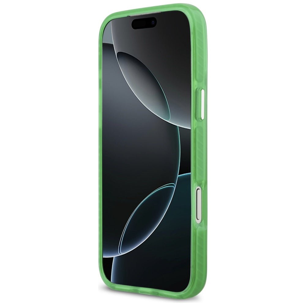 Lacoste iPhone 17 Pro Max - Σκληρή Θήκη με Πλαίσιο Σιλικόνης - Shockproof Transparent Frosted MagSafe - Green