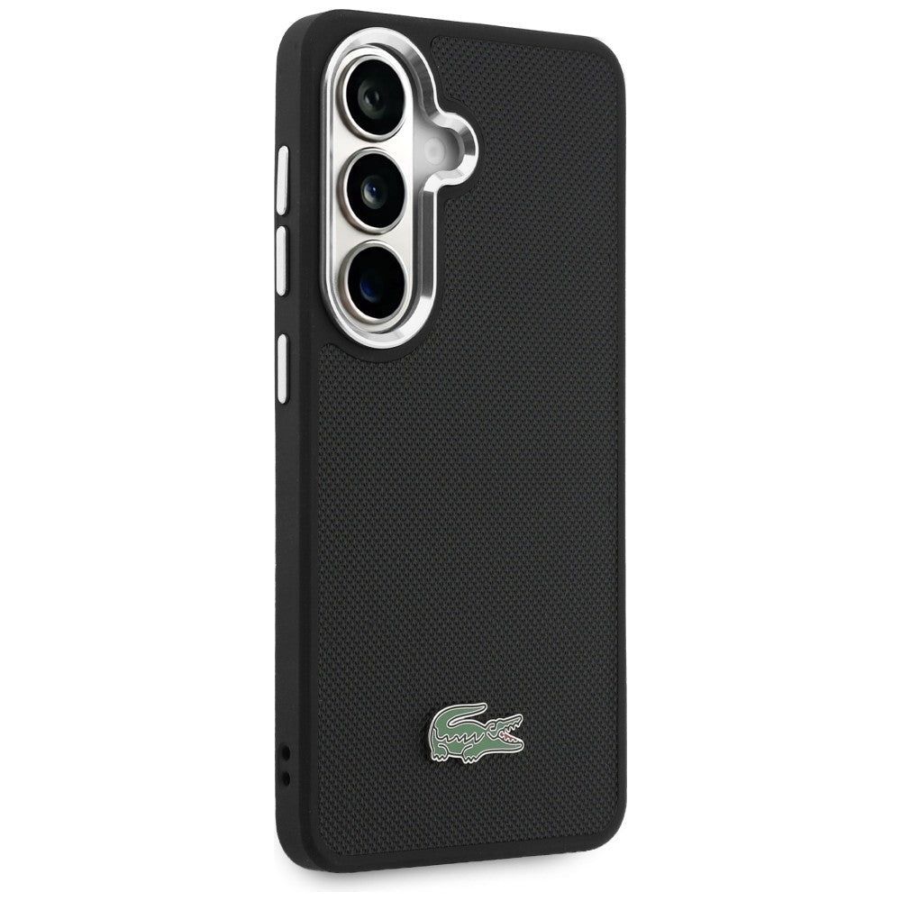 Lacoste Samsung Galaxy S26 Plus - Σκληρή Θήκη με Πλαίσιο Σιλικόνης - Full Wrap Petit Pique MagSafe - Black