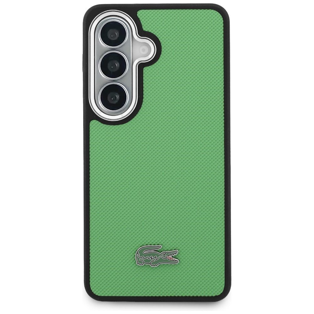 Lacoste Samsung Galaxy S26 Plus - Σκληρή Θήκη με Πλαίσιο Σιλικόνης - Full Wrap Petit Pique MagSafe - Green