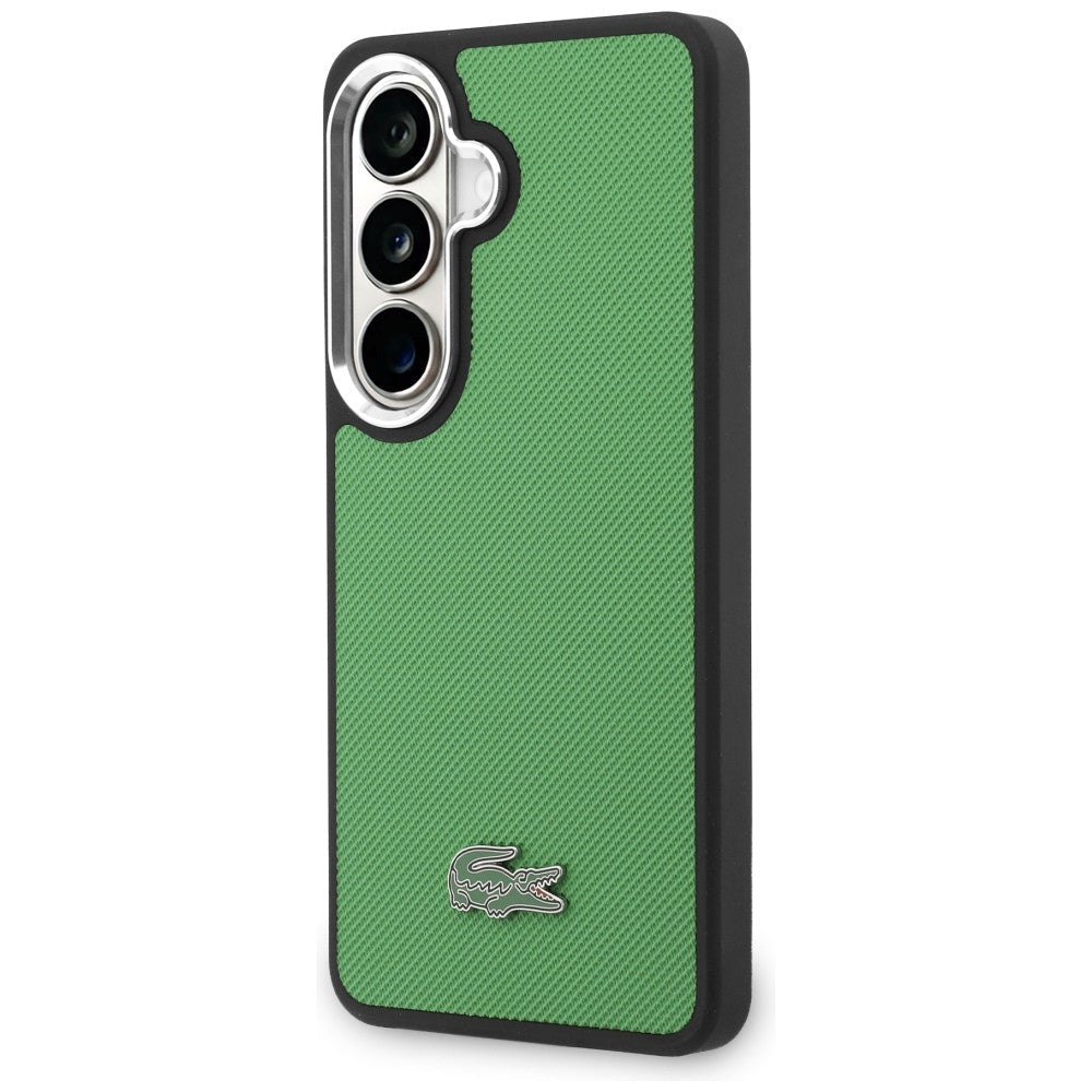 Lacoste Samsung Galaxy S26 Plus - Σκληρή Θήκη με Πλαίσιο Σιλικόνης - Full Wrap Petit Pique MagSafe - Green