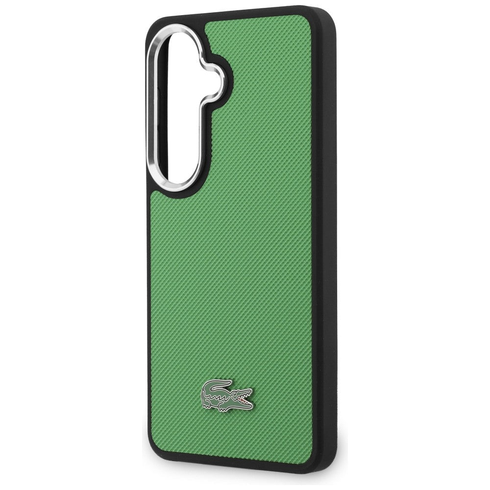 Lacoste Samsung Galaxy S26 Plus - Σκληρή Θήκη με Πλαίσιο Σιλικόνης - Full Wrap Petit Pique MagSafe - Green