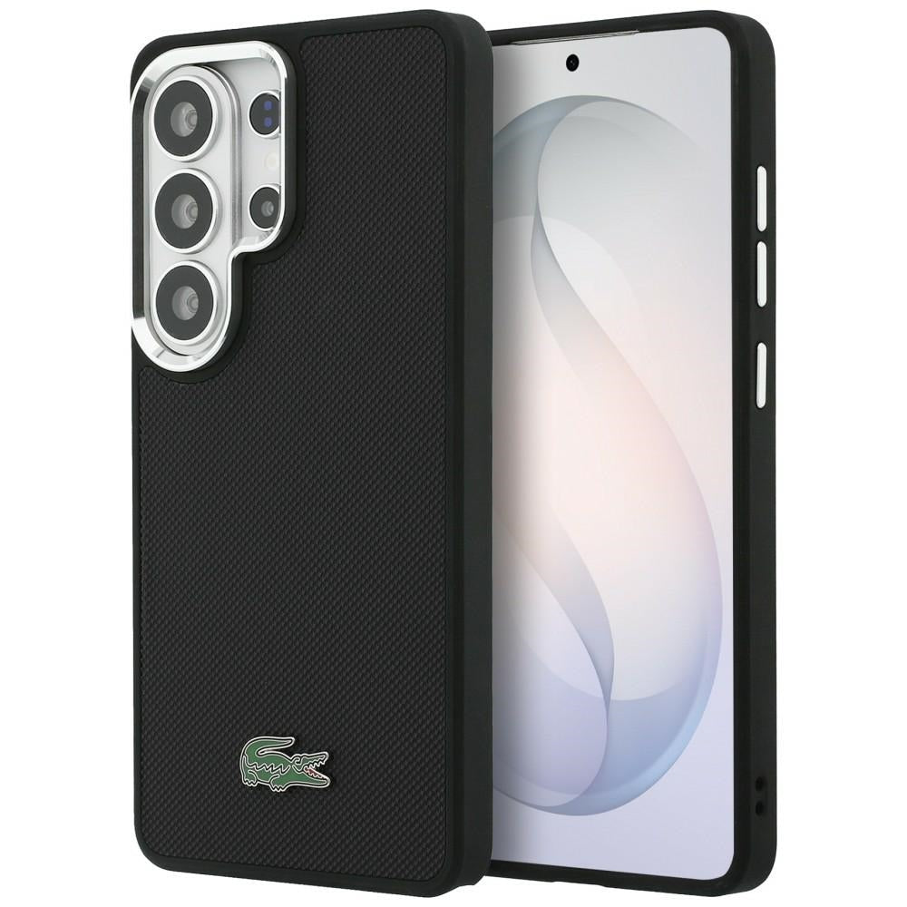 Lacoste Samsung Galaxy S26 Ultra - Σκληρή Θήκη με Πλαίσιο Σιλικόνης - Full Wrap Petit Pique MagSafe - Black