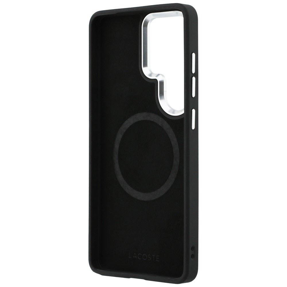 Lacoste Samsung Galaxy S26 Ultra - Σκληρή Θήκη με Πλαίσιο Σιλικόνης - Full Wrap Petit Pique MagSafe - Green