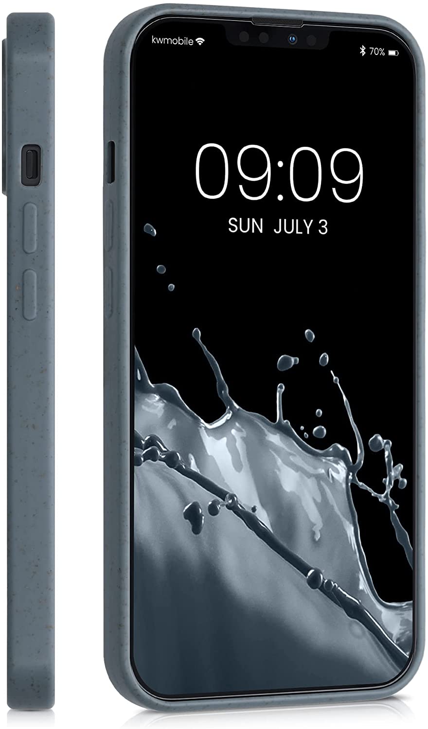 Kalibri iPhone 13 Θήκη Σιλικόνης TPU με Ανακυκλώσιμο και Βιοδιασπώμενο Υλικό - Slate Grey - 56490.202