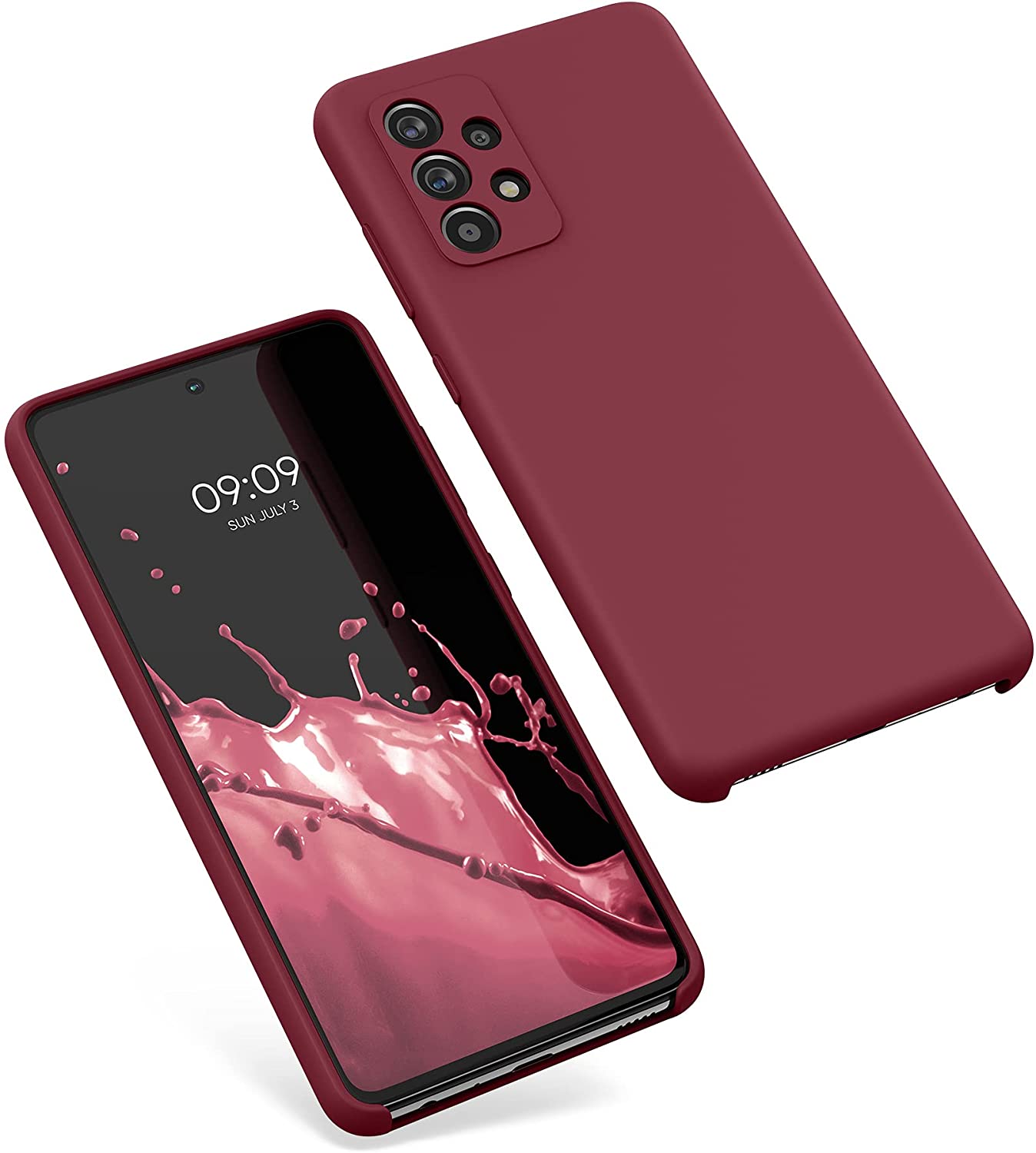 KW Samsung Galaxy A52 / A52 5G / A52s 5G Θήκη Σιλικόνης Rubber TPU - Rhubarb Red - 54347.209