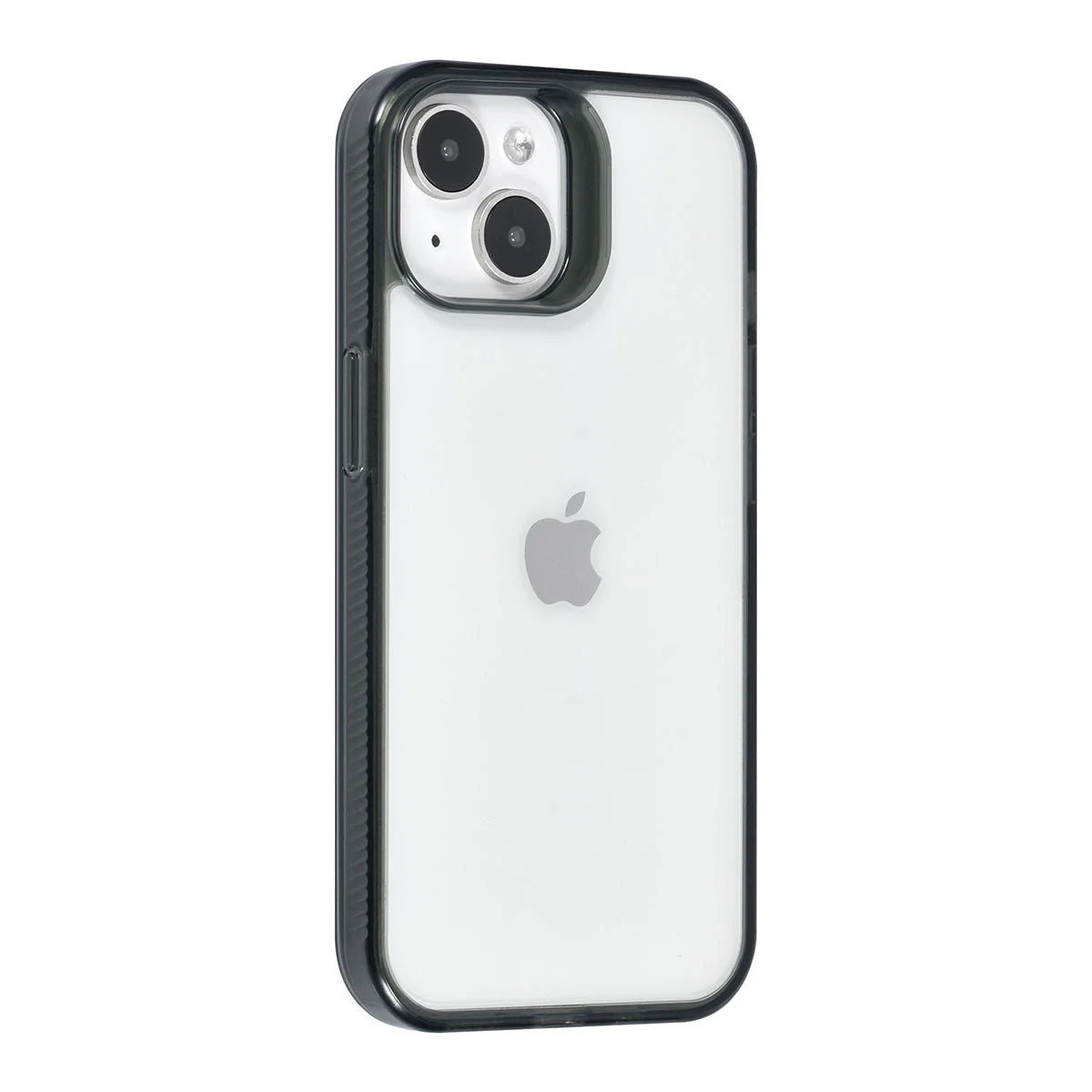 Tuniq iPhone 15 - Σκληρή Θήκη με Πλαίσιο Σιλικόνης - Ημιδιάφανο Μαύρο / Διάφανο