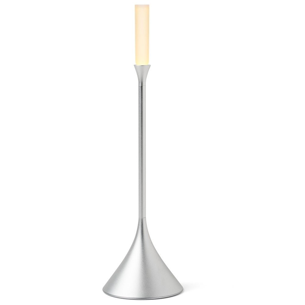 Lexon Ασύρματο LED Επιτραπέζιο Φωτιστικό - Steli Candle - Aluminum