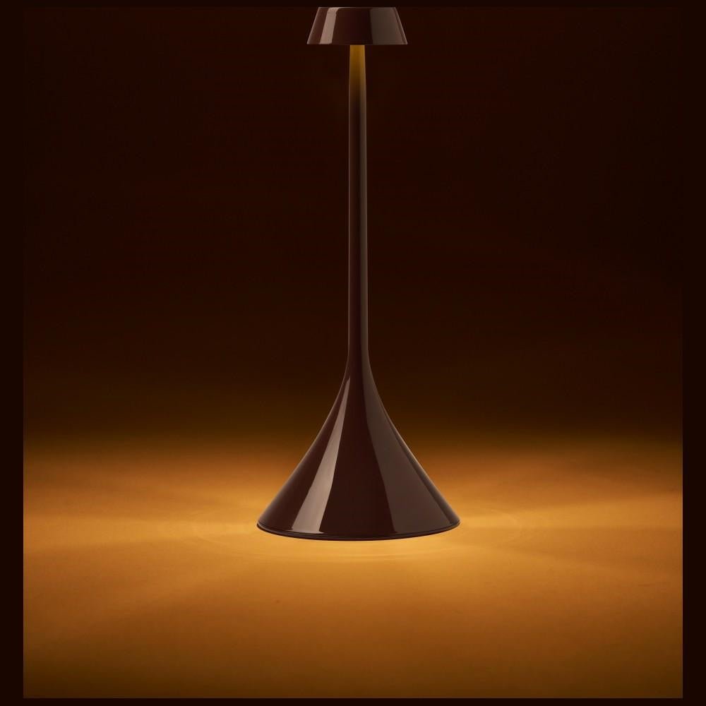 Lexon Ασύρματο LED Επιτραπέζιο Φωτιστικό - Steli S Shade - Chocolate