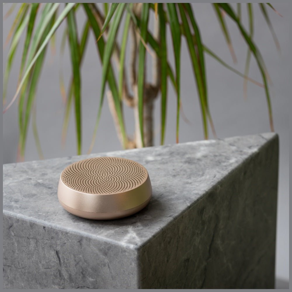 Lexon Επαναφορτιζόμενο Φορητό Ηχείο Bluetooth - Mino+ L - Gold