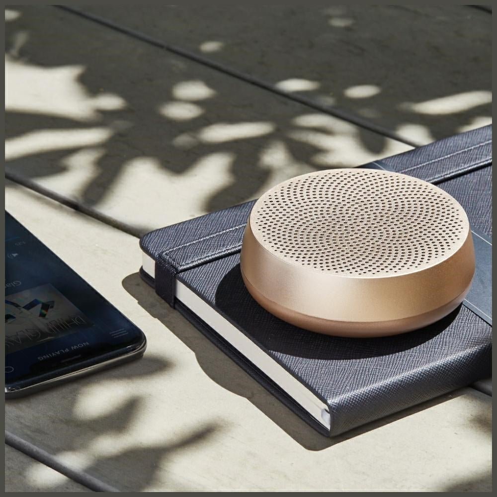 Lexon Επαναφορτιζόμενο Φορητό Ηχείο Bluetooth - Mino+ L - Gold