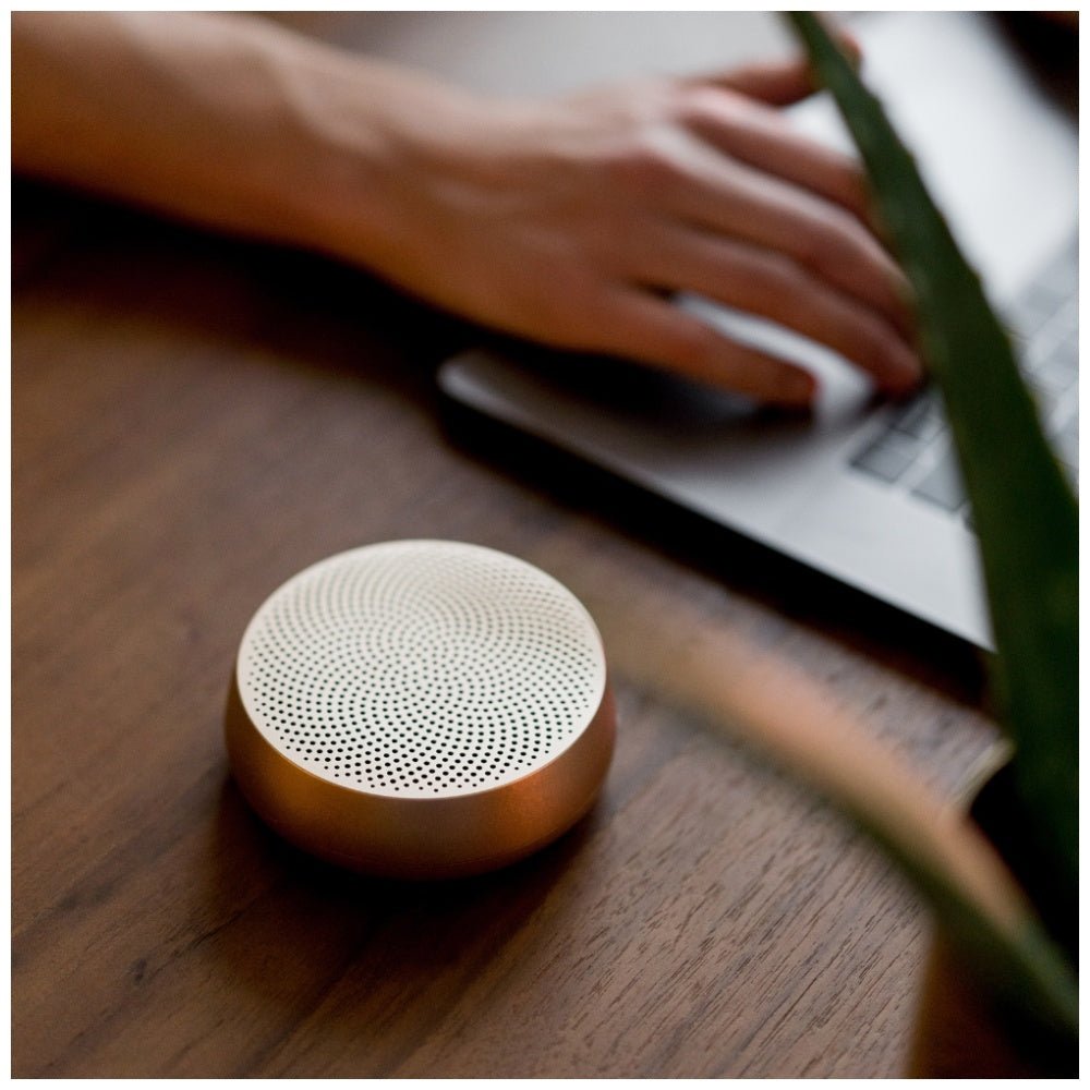 Lexon Επαναφορτιζόμενο Φορητό Ηχείο Bluetooth - Mino+ L - Gold