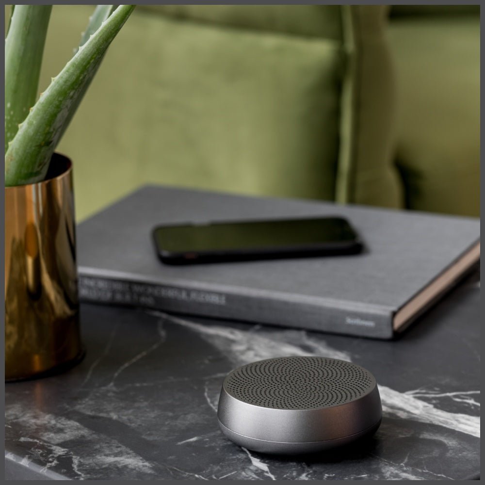 Lexon Επαναφορτιζόμενο Φορητό Ηχείο Bluetooth - Mino+ L - Gun Metal
