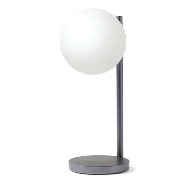 Lexon Φωτιστικό LED με Ασύρματη Φόρτιση Qi 15W - Bubble Lamp - Metallic Grey