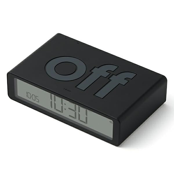 Lexon Ψηφιακό Ξυπνητήρι Διπλής Όψης - Flip Classic - Black