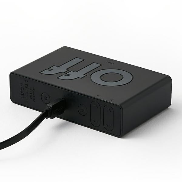 Lexon Ψηφιακό Ξυπνητήρι Διπλής Όψης - Flip Classic - Black