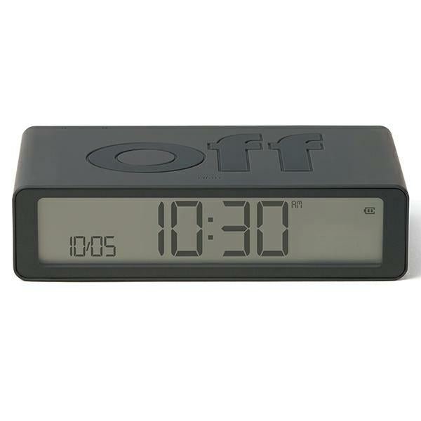Lexon Ψηφιακό Ξυπνητήρι Διπλής Όψης - Flip Classic - Dark Grey