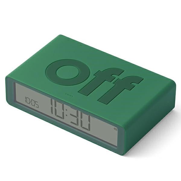 Lexon Ψηφιακό Ξυπνητήρι Διπλής Όψης - Flip Classic - Green Emerald
