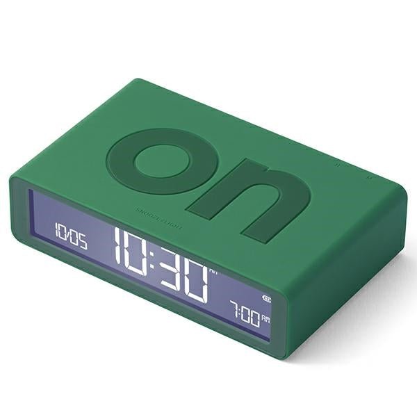 Lexon Ψηφιακό Ξυπνητήρι Διπλής Όψης - Flip Classic - Green Emerald