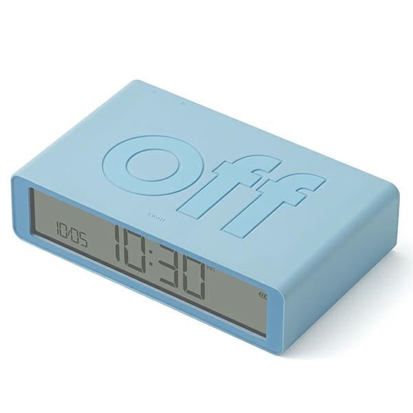 Lexon Ψηφιακό Ξυπνητήρι Διπλής Όψης - Flip Classic - Light Blue